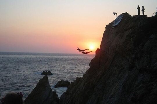 Acapulco' High Cliff Divers by Night with Different Options