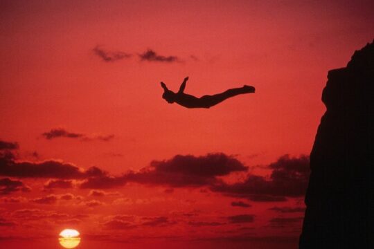 Different Versions of Sunset in "La Quebrada" High Cliff Divers